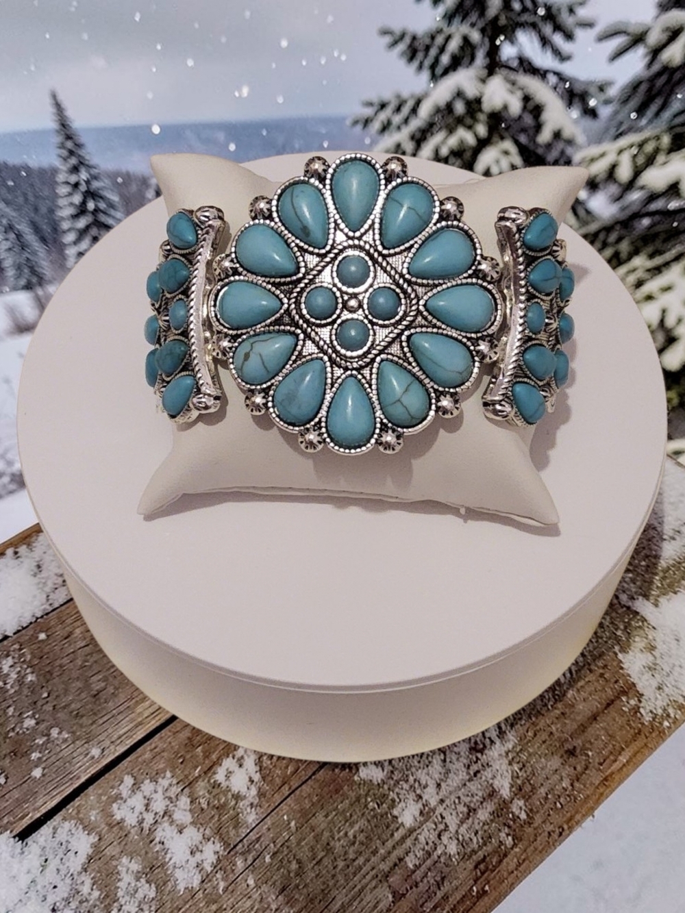 New Plunder  Cluster Cuff Bracelet - Women Jewelry